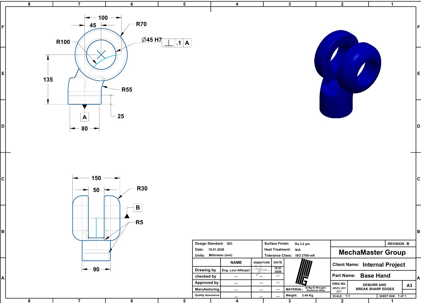 Base Hand Blueprint